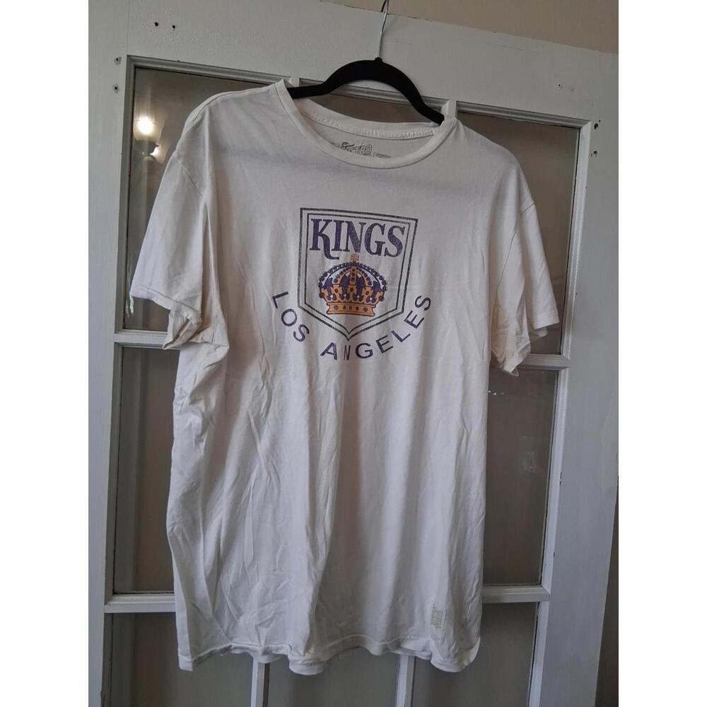 The original Retro Brand Los Angeles Kings Shirt White Large U1